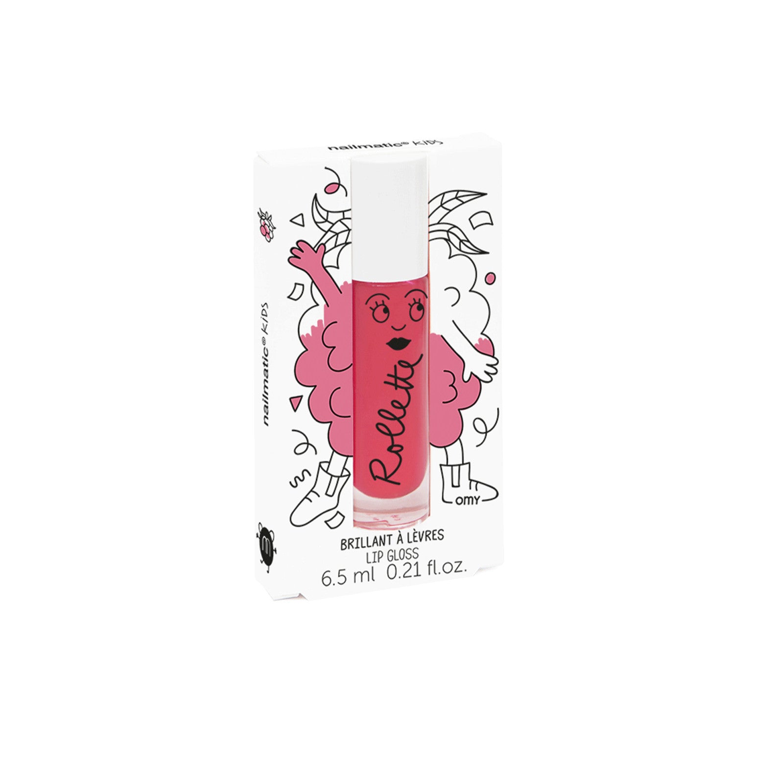 Lucidalabbra bambini Nailmatic Rollette Raspberry roll-on al profumo di lampone