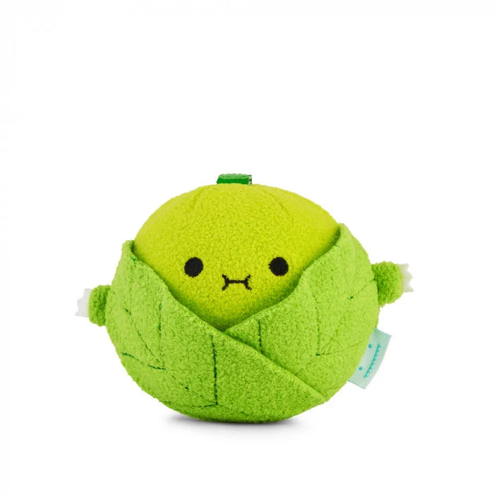 Mini peluche Riceprout Noodoll verde con foglie ricamate