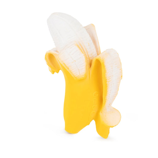 Oli&Carol Ana Banana massaggiagengive in gomma naturale a forma di banana