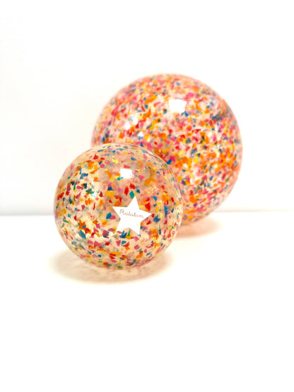 Palla sostenibile Multico Confetti con packaging Sheep e Cat