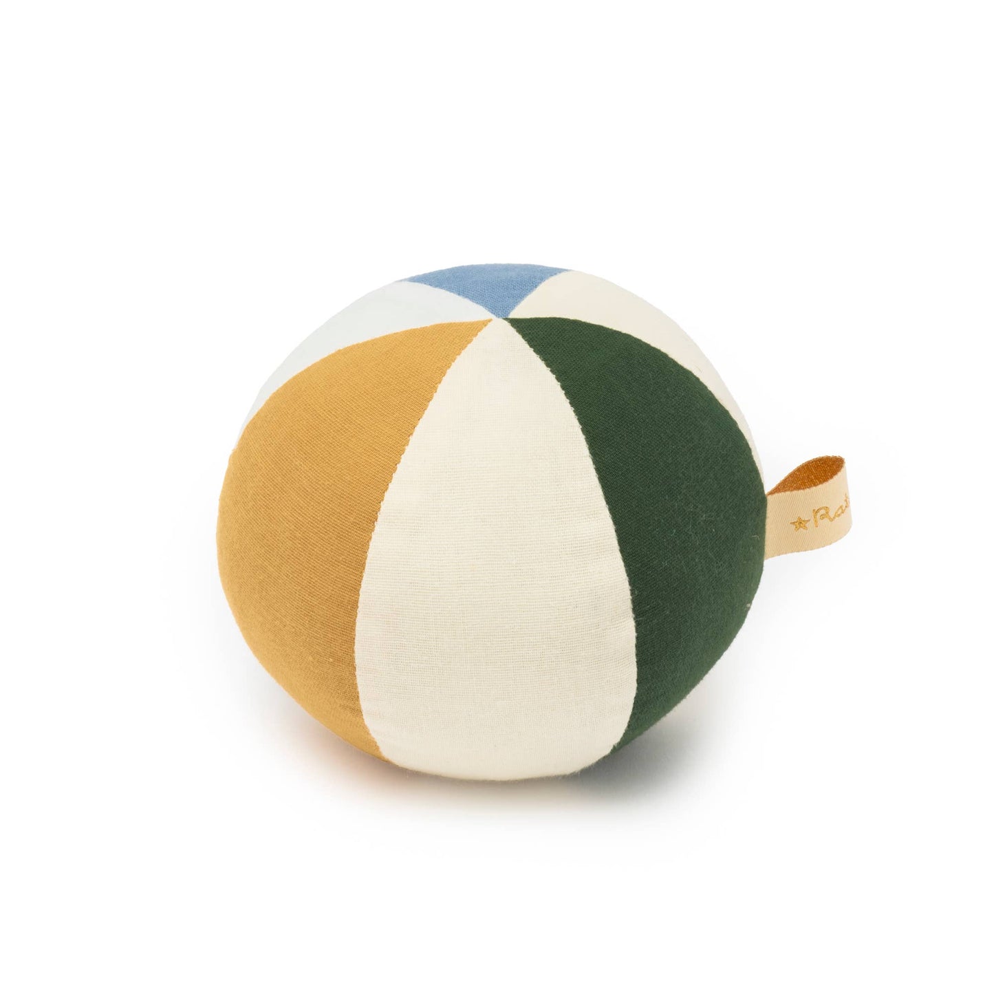 pallina in tessuto Ratatam 10 cm colore senape