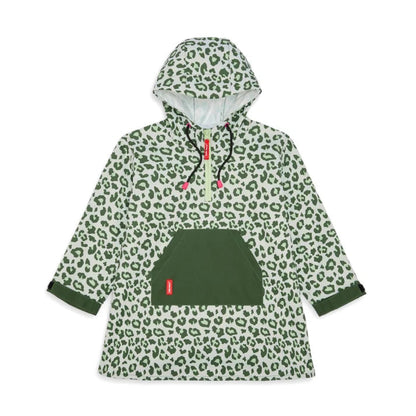 Hello Hossy – Poncho Antipioggia Green Leopard per Bambini