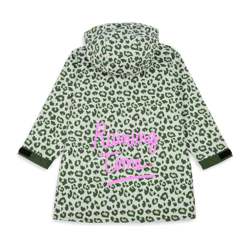 Hello Hossy – Poncho Antipioggia Green Leopard Mamna