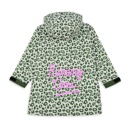 Hello Hossy – Poncho Antipioggia Green Leopard Mamna