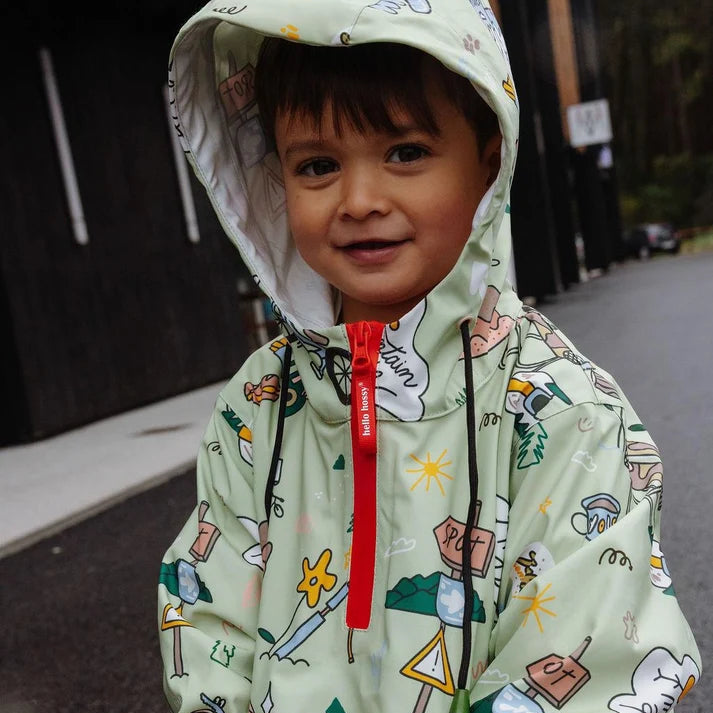 Hello Hossy – Poncho Antipioggia Mountain Ride per Bambini