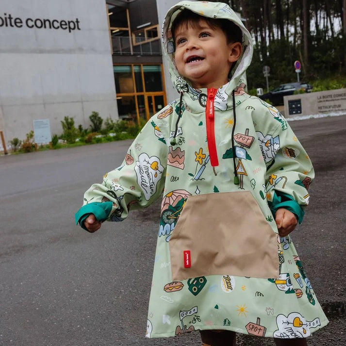 Hello Hossy – Poncho Antipioggia Mountain Ride per Bambini