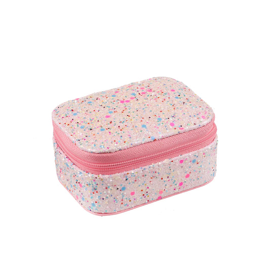 Portagioie bambina Rockahula glitter multicolore con scomparti per gioielli