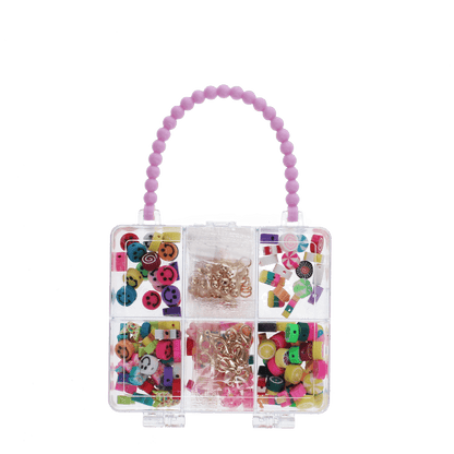 Set crea gioielli Rex London a forma di borsetta con perline colorate