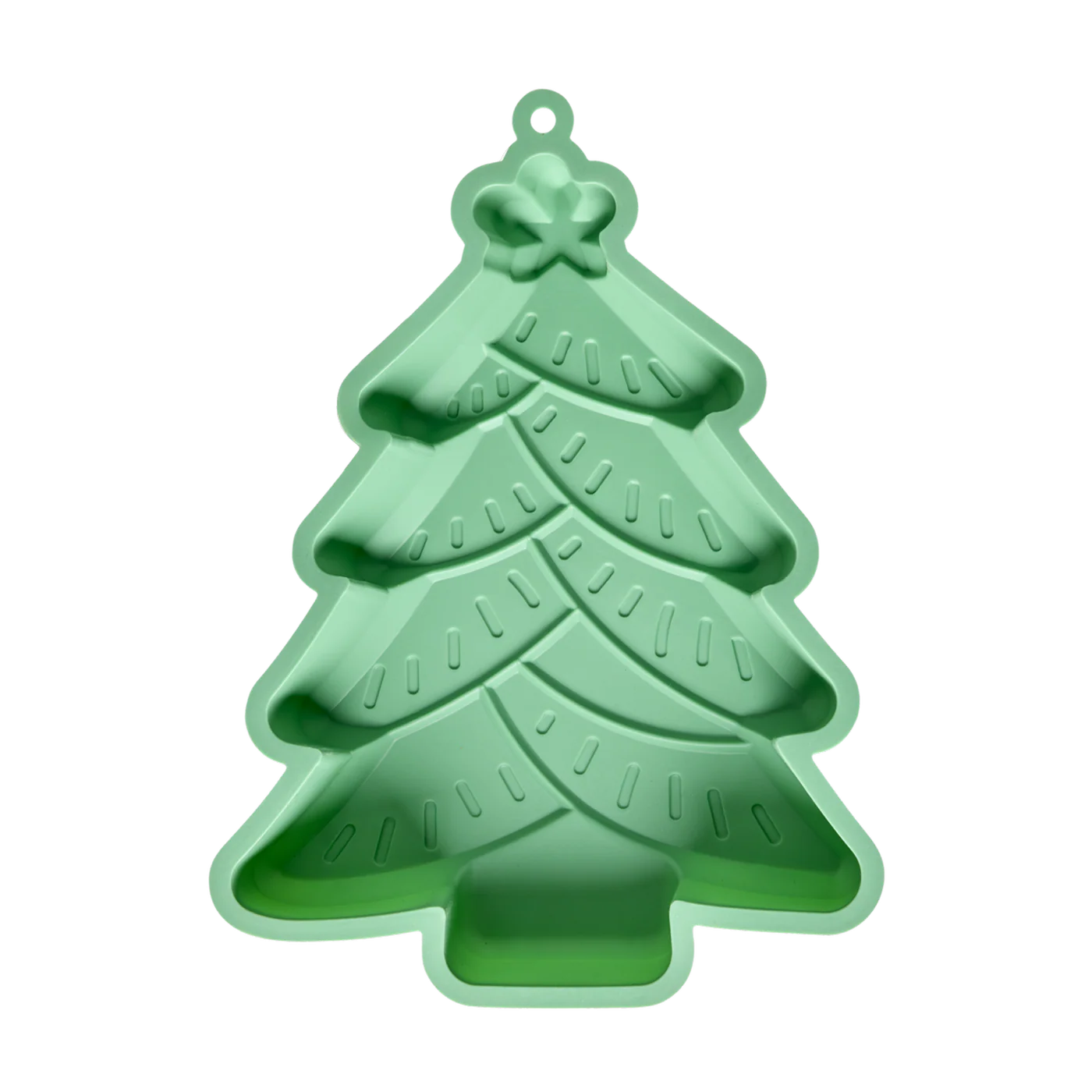Stampo Rice in silicone verde a forma di albero di Natale