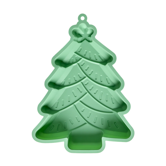 Stampo Rice in silicone verde a forma di albero di Natale