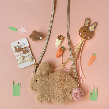Set 4 ponies Rockahula Bunny and Daisy con decorazioni primaverili