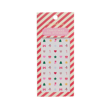 Set di adesivi per unghie natalizi Rockahula con 10 dolci design festivi