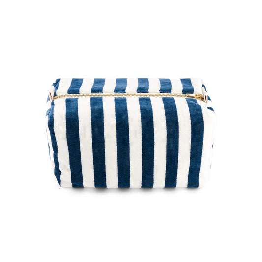 Beauty Case Vic Rose in April - Righe Blue Midnight - Apple Pie