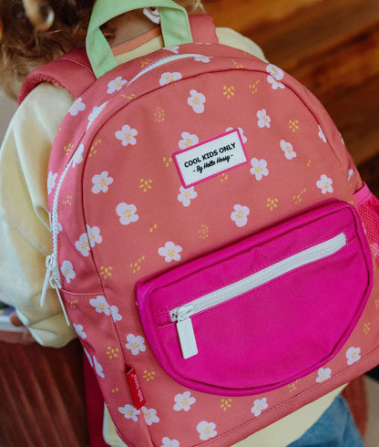Zaino Bambino Hello Hossy Peachy Bloom – Zaino Asilo e Scuola in Poliestere Riciclato