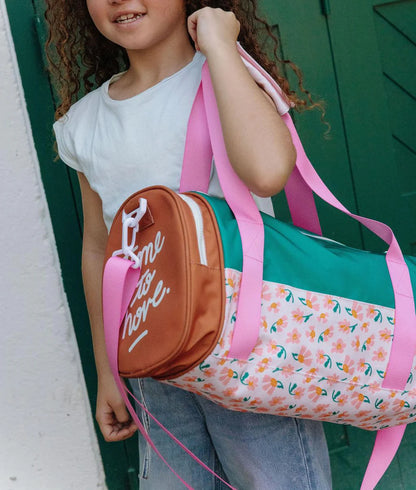 Borsone Sport Bambina Hello Hossy Springtime – Borsa Weekend Multicolor con Tracolla