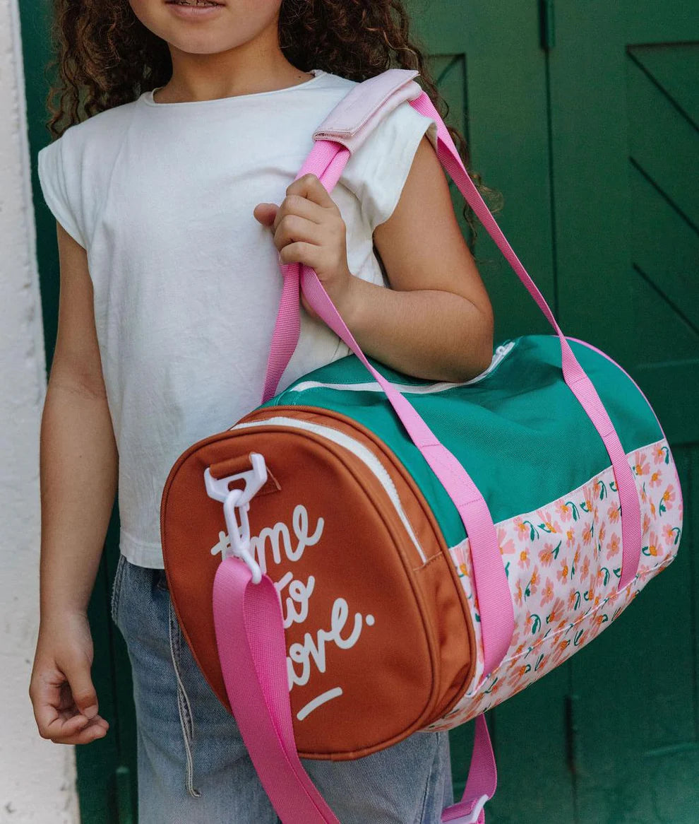 Borsone Sport Bambina Hello Hossy Springtime – Borsa Weekend Multicolor con Tracolla