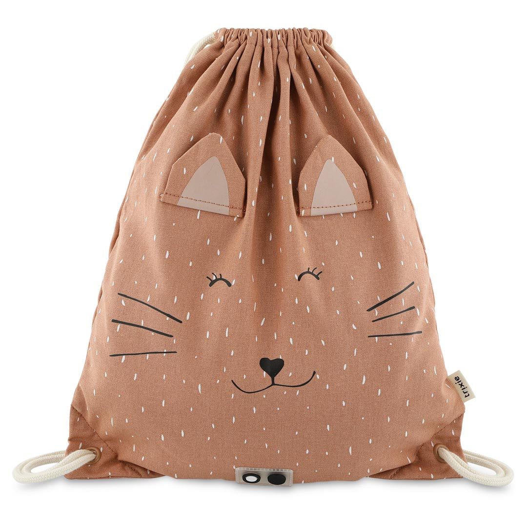 Sacca sportiva Trixie Mrs. Cat per bambini, perfetta per asilo, piscina o attività sportive