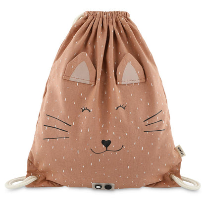 Sacca sportiva Trixie Mrs. Cat per bambini, perfetta per asilo, piscina o attività sportive