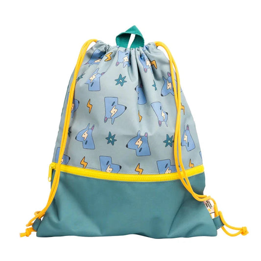 Sacca zaino bambini The Cotton Cloud Funky Dogs in rPET riciclato
