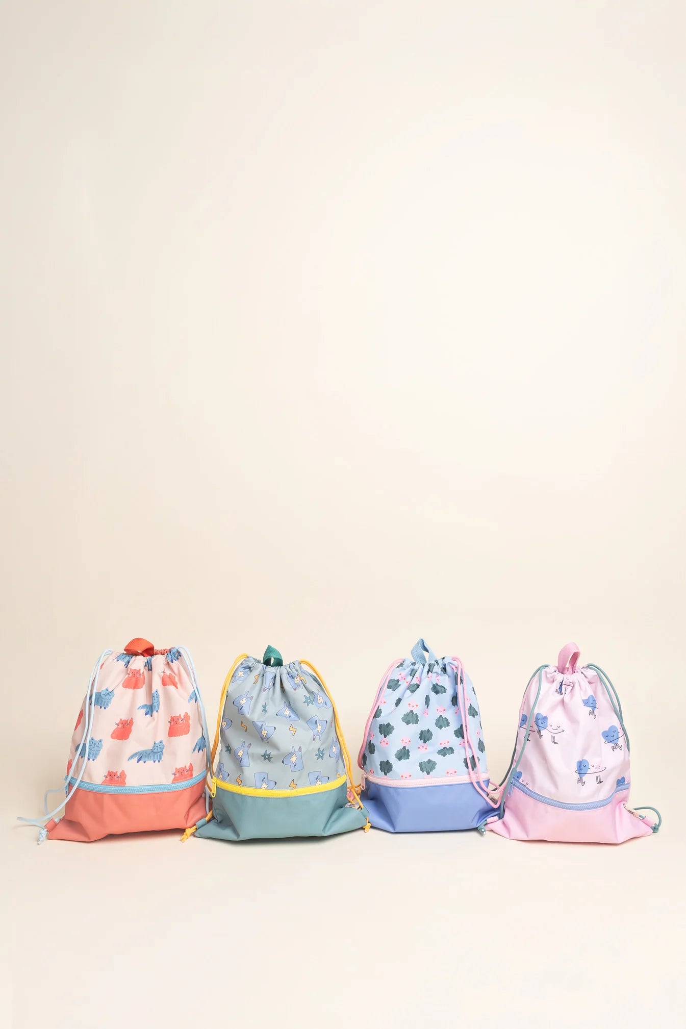 sacca zaino The Cotton Cloud Veggie Pals