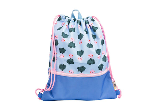 Sacca zaino The Cotton Cloud Veggie Pals in materiale riciclato