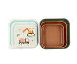 Set di 3 Scatoline Snack Tutete Trucks - Apple Pie