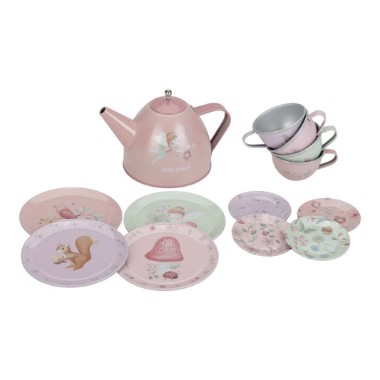 servizio da te bambini gioco ruolo little dutch set 13 pezzi