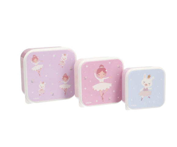 Set di 3 Scatoline Snack Tutete Ballerina - Apple Pie