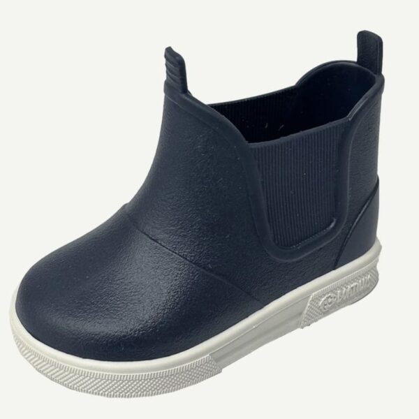 Stivali alla caviglia Baby Beatly Boatilus blu navy e bianco - Apple Pie