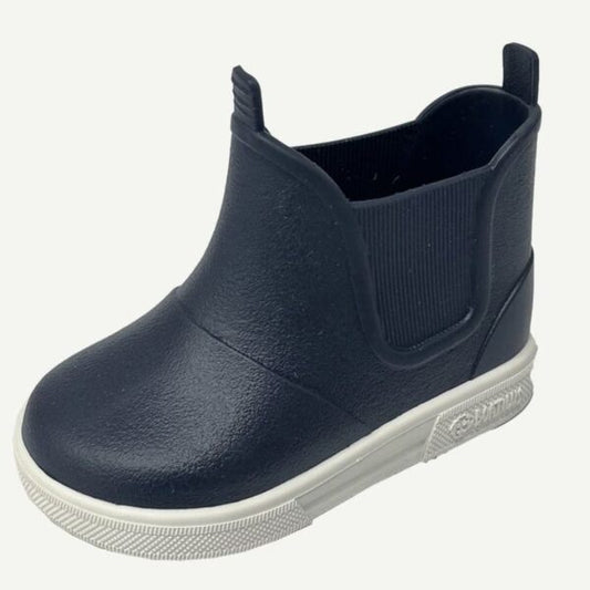 Stivali alla caviglia Baby Beatly Boatilus blu navy e bianco - Apple Pie