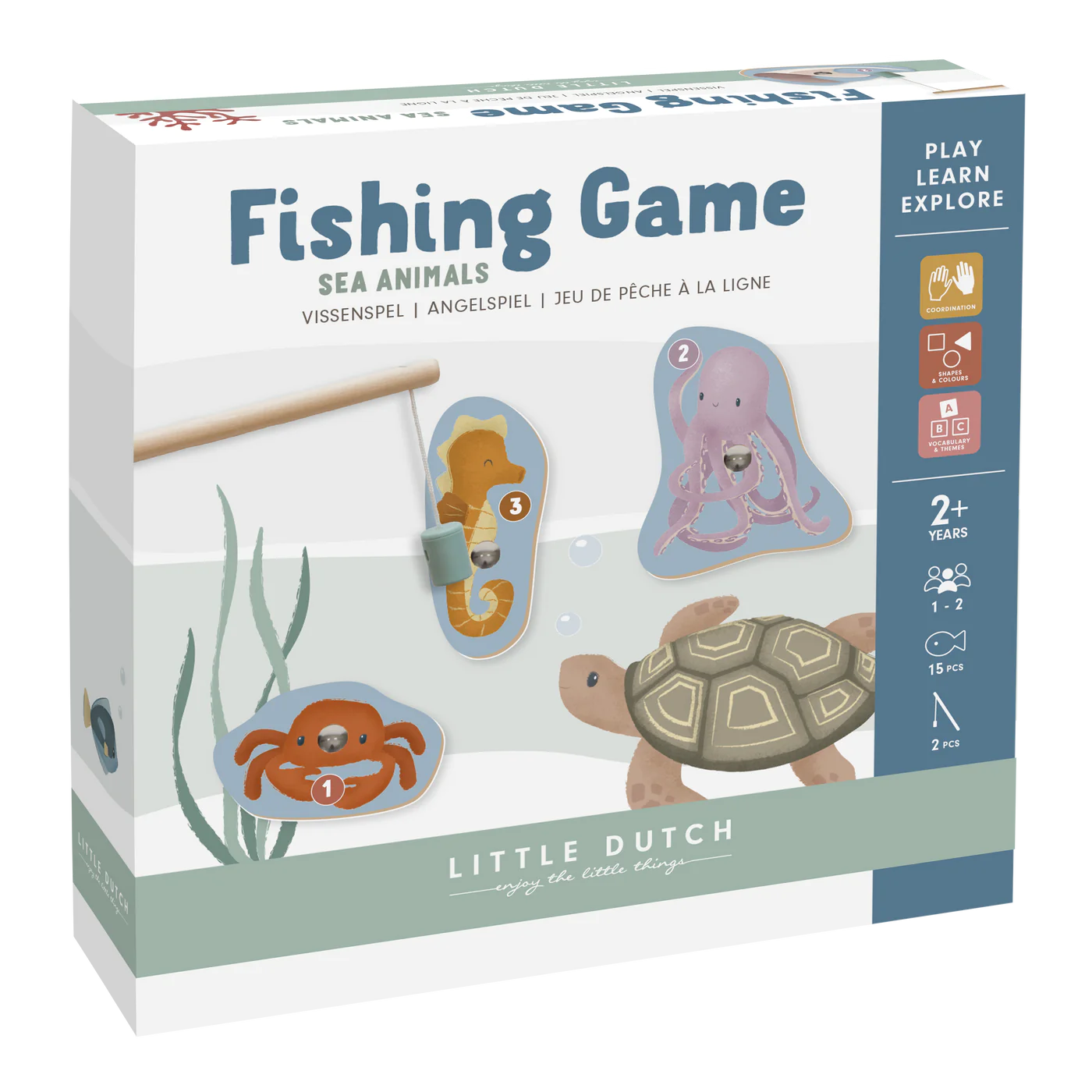 Little Dutch Gioco di Pesca Magnetico - Apple Pie