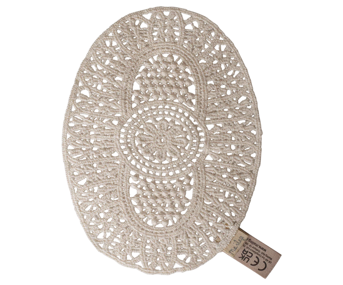Tappeto in pizzo Maileg in cotone per topolini, accessorio decorativo per Mouse Hole Farmhouse e casa delle bambole Maileg