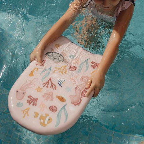 Tavoletta da nuoto per bambini Ocean Dreams rosa di Little Dutch, in schiuma leggera