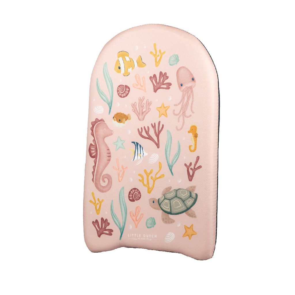 Tavoletta da nuoto per bambini Ocean Dreams Pink di Little Dutch, in schiuma leggera