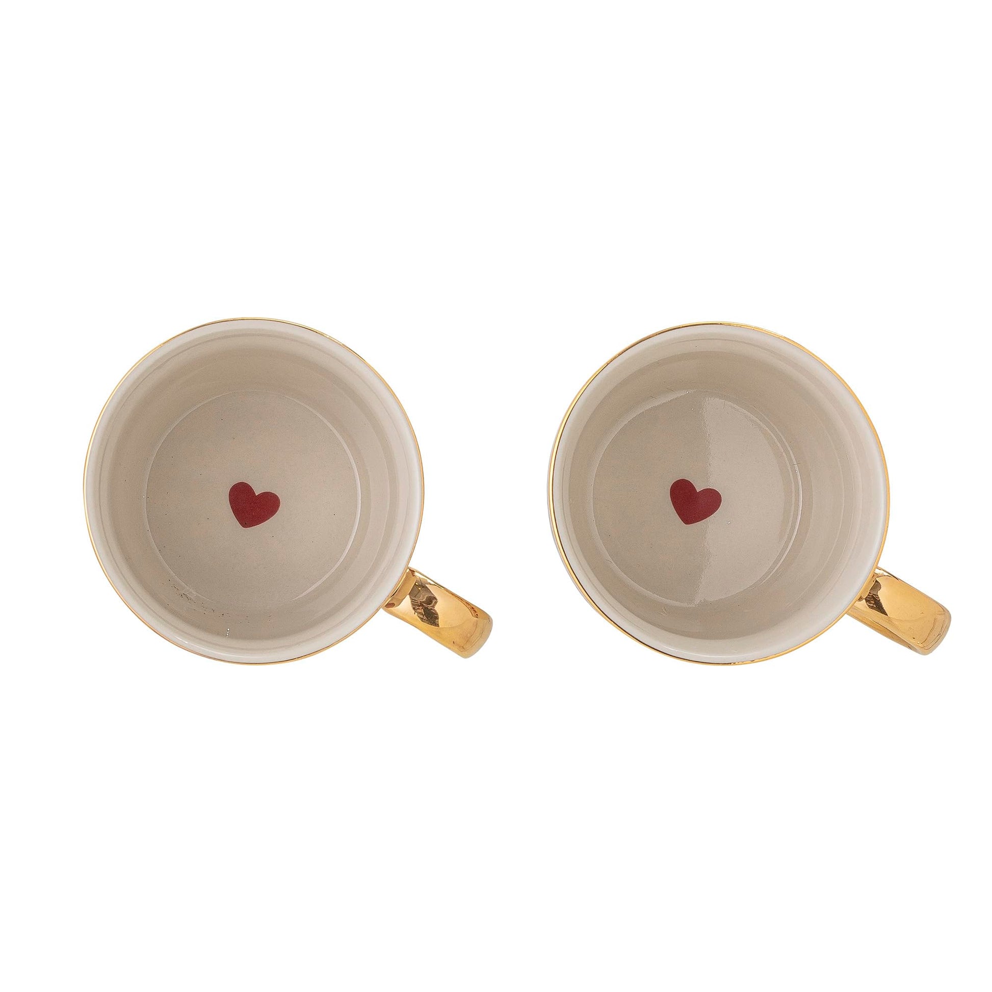 Mug Bloomingville Jolly rossa decorata per Natale