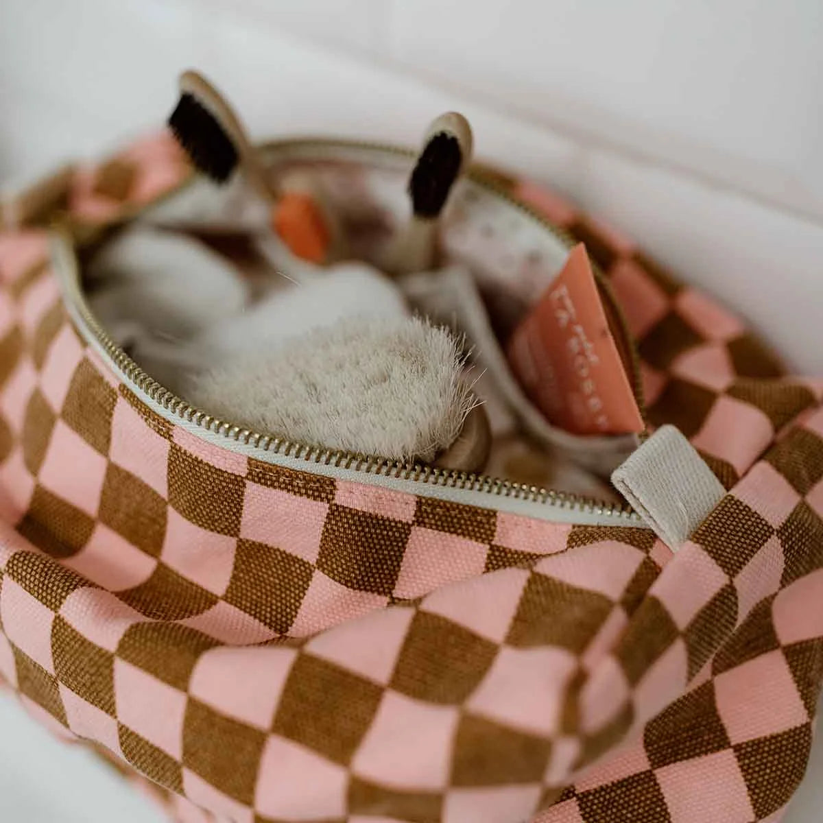 Beauty Case Vic Rose in April - Quadretti Fragola e Caramello - Apple Pie