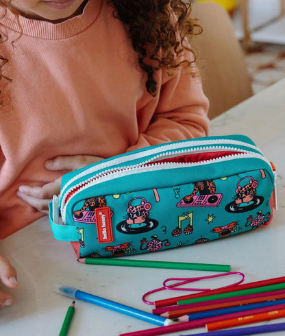 Astuccio Hello Hossy Dino Roar – Astuccio Doppio Scomparto per Scuola e Asilo
