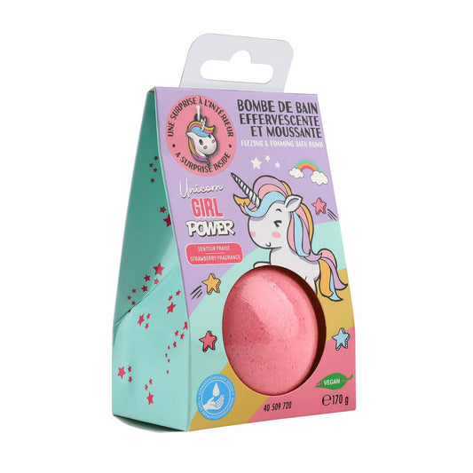 bomba da bagno Unicorn effervescente e profumata con sorpresa – Takecare