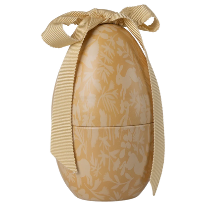 Maileg uovo di Pasqua piccolo giallo chiaro decorazione metallo