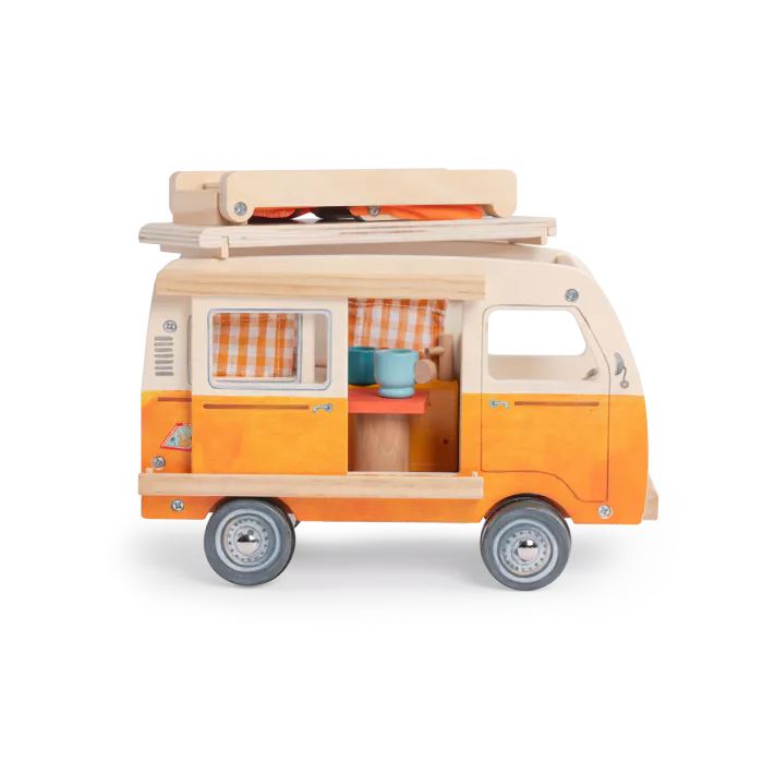 Van camper in legno Moulin Roty La Grande Famille