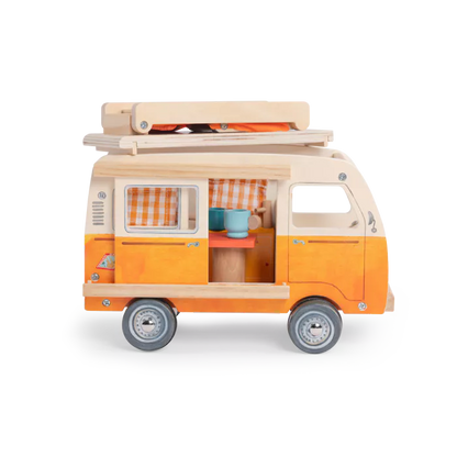Van camper in legno Moulin Roty La Grande Famille