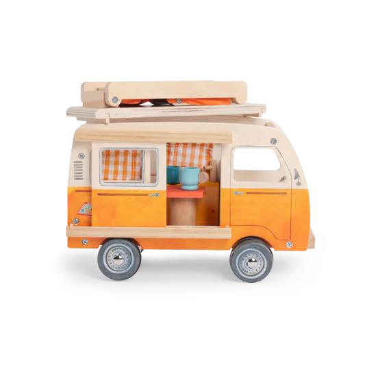Van camper in legno Moulin Roty La Grande Famille