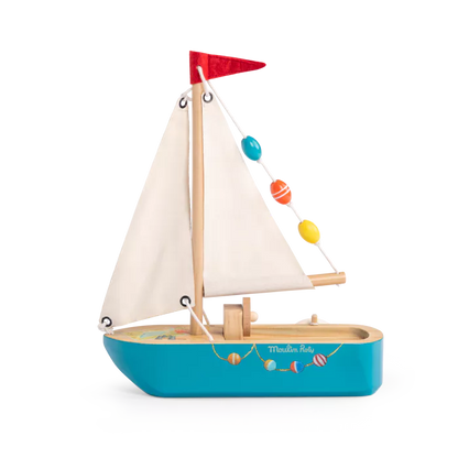 veliero in legno Moulin Roty