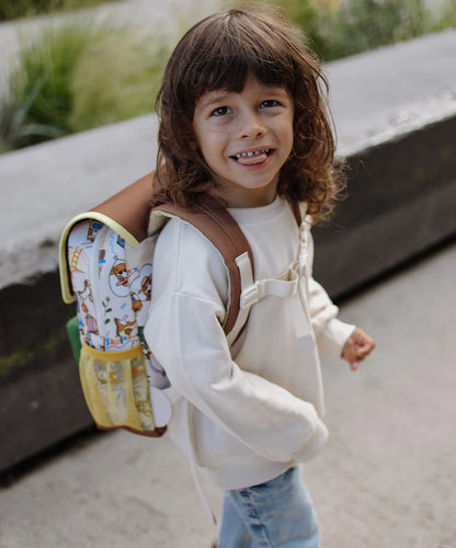 Bambino con zaino Hello Hossy San Francisco, ideale per scuola materna e asilo