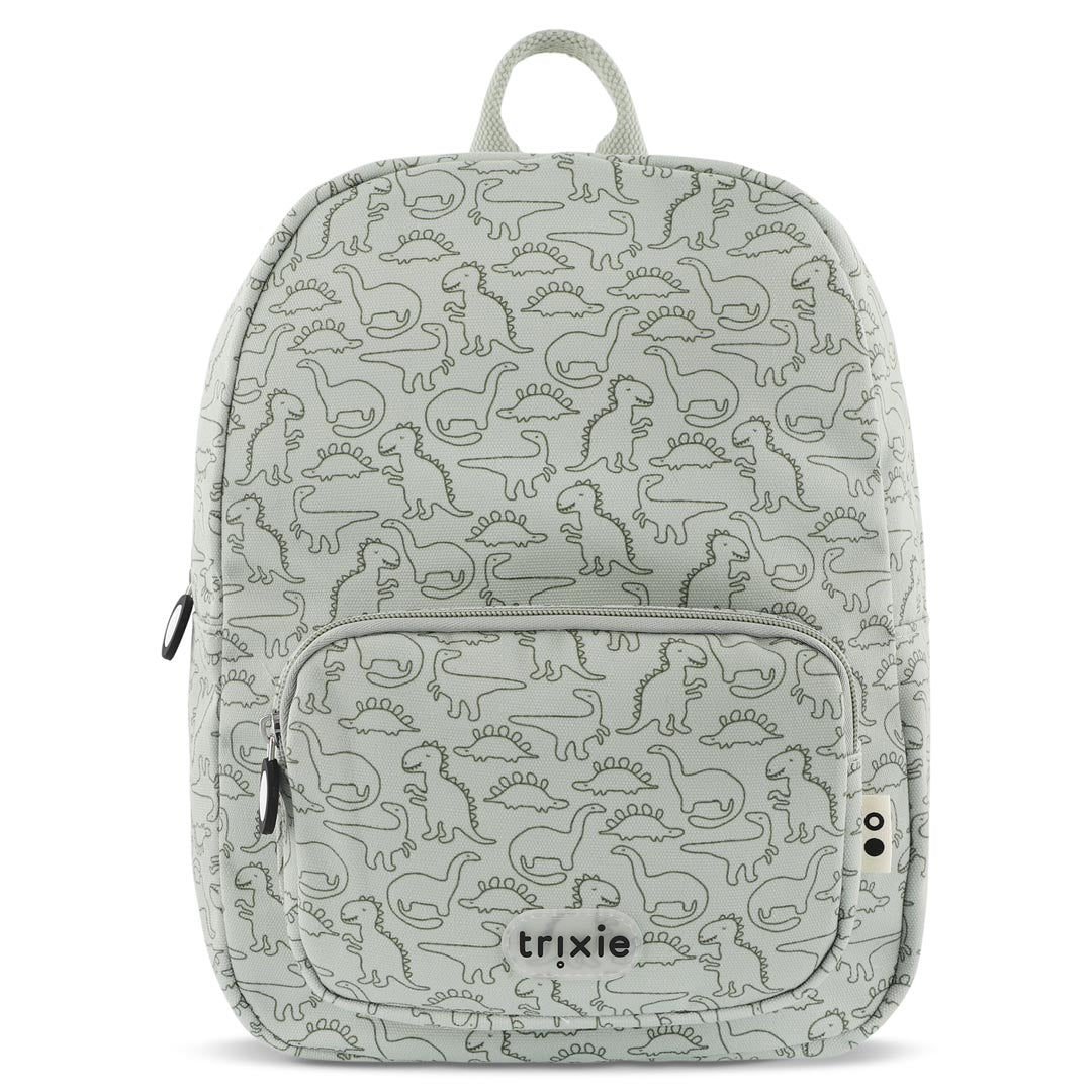 Zainetto Trixie Daring Dino in PET riciclato per bambini dai 3 anni, con cinturino in vita