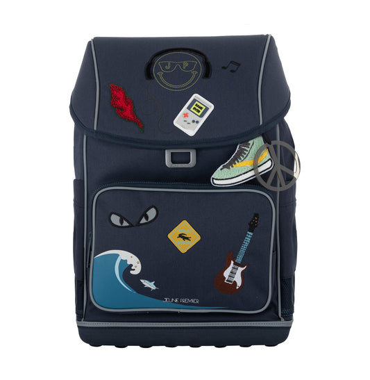 Zaino scuola Jeune Premier Mr. Gadget con dettagli in silicone