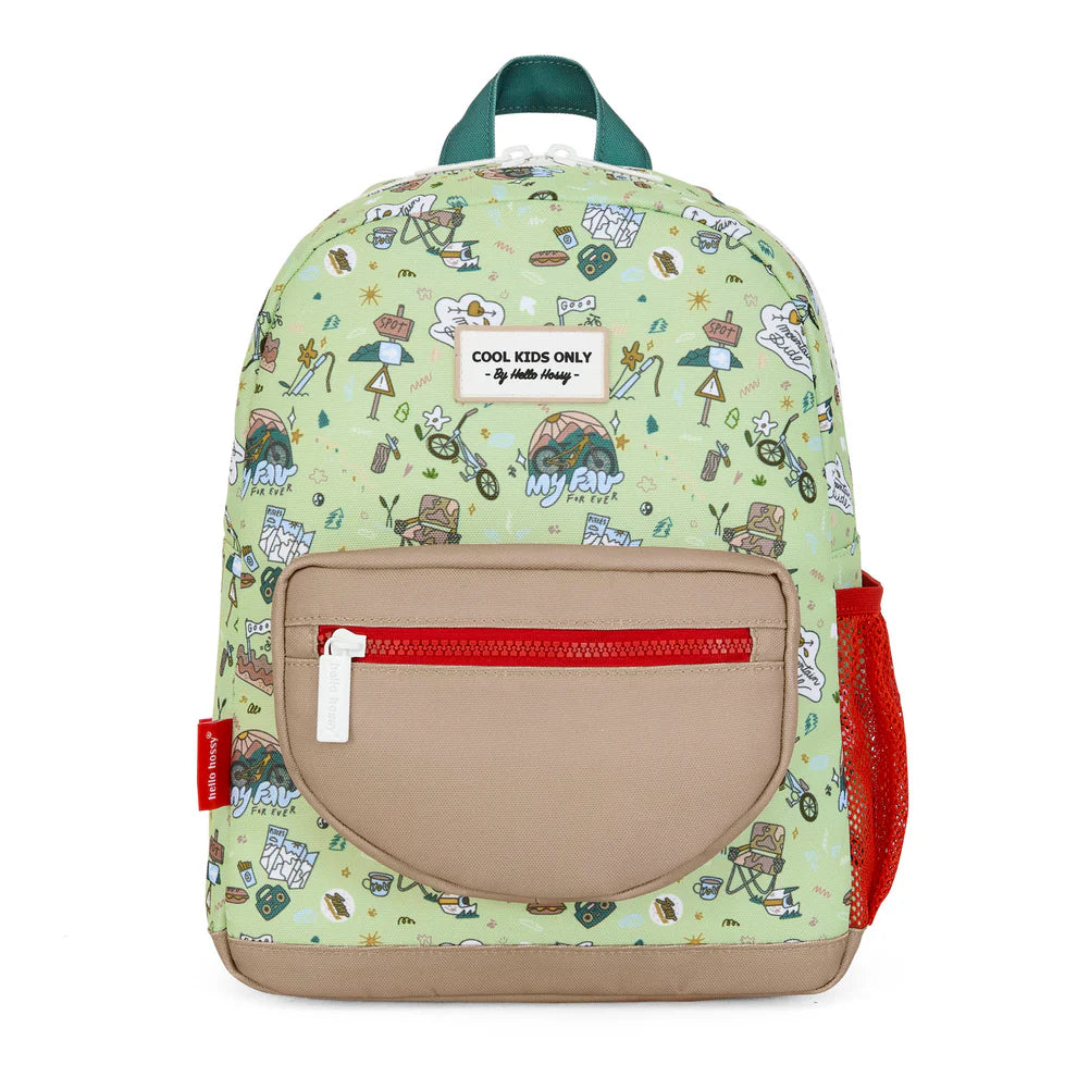 Zaino Hello Hossy Mountain Ride per bambini, impermeabile e disponibile in due taglie