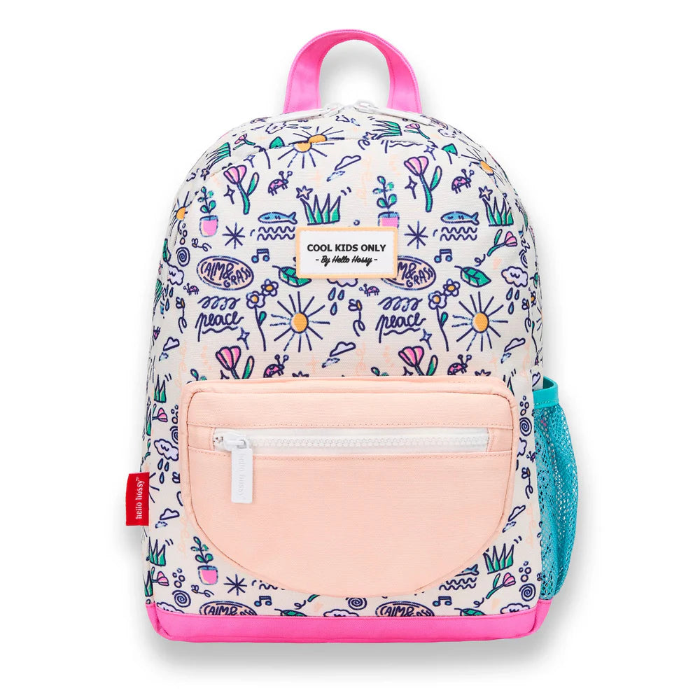 Zaino Hello Hossy Playground per bambini visto dal davanti