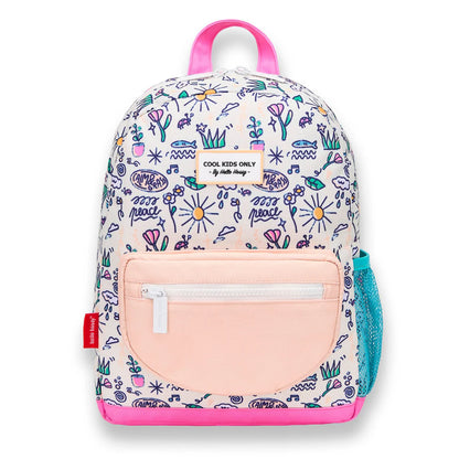 Zaino Hello Hossy Playground per bambini visto dal davanti