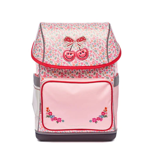 Zaino ergonomico Jeune Premier Ergomaxx Berry Cute con motivo fragole per scuola primaria